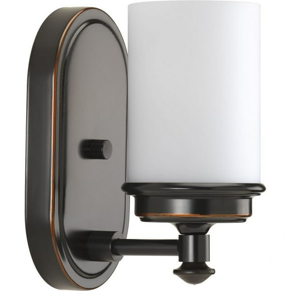P300012-139-Progress Lighting-Glide - 1 Light in Coastal style - 4.5 Inches wide by 8 Inches high-Rubbed Bronze Finish
