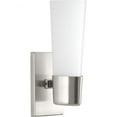 thumbnail image 1 of P300061-009-Progress Lighting-Zura - 1 Light - Triangular Shade in Modern style - 4.5 Inches wide by 13.75 Inches high-Brushed Nickel Finish, 1 of 10