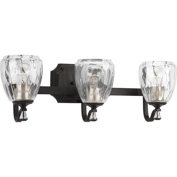 P300118-020-Progress Lighting-Anjoux - 3 Light in Luxe and New Traditional and Transitional style - 23 Inches wide by 7.5 Inches high-Antique Bronze