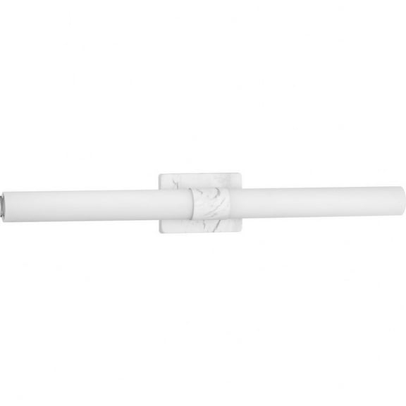 P300151-150-30-Progress Lighting-Blanco LED - 1 Light - Cylinder Shade in Modern style - 32.38 Inches wide by 4.75 Inches high-Faux White Marble