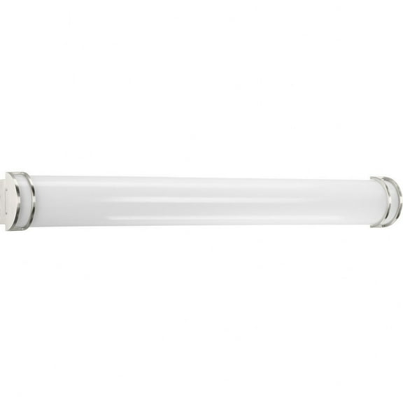 Progress Lighting, Modern Elegance Collection, 1-Light LED Bath Light, Brushed Nickel, Steel