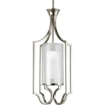 Progress Lighting P3946-104 Caress Entry Foyer Light Fixture Polished Nickel