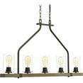 thumbnail image 1 of Progress Lighting P400055-020 Barnes Mill Chandelier, Antique Bronze, 1 of 4