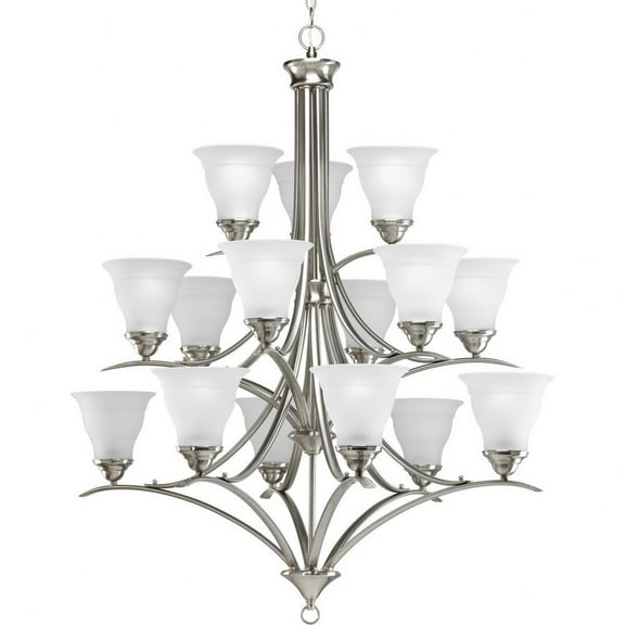 P4365-09-Progress Lighting-Trinity - Chandeliers Light - 15 Light in Transitional and Traditional style - 43.75 Inches wide by 43.63 Inches