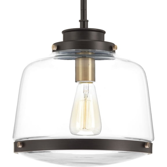 Progress Lighting P500061-020 Judson Pendant Light, Antique Bronze