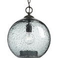 thumbnail image 1 of Progress Lighting, Malbec, 1-Light Pendant, Antique Bronze, Clear Textured Artisanal Glass Shade, 1 of 14