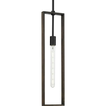 P500444-31M-Progress Lighting-Boundary - 1 Light Pendant In Modern Style-24.37 Inches Tall and 6 Inches Wide-Matte Black Finish