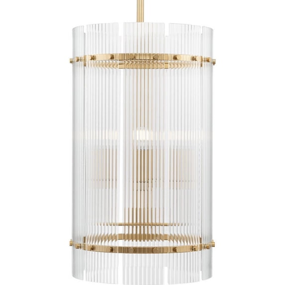 P500457-205 Progress Lighting Seville - 4 Light Hall Foyer-30 Inches Tall and 17.87 Inches Wide-Soft Gold Finish