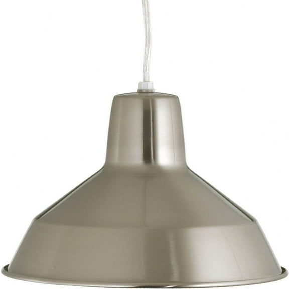 P5087-09-Progress Lighting-Metal Shade - Pendants Light - 1 Light in Farmhouse style - 10.13 Inches wide by 6.5 Inches high     -Traditional