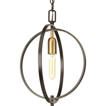 Progress Lighting P5180-20 Swing Pendant Light, Antique Bronze