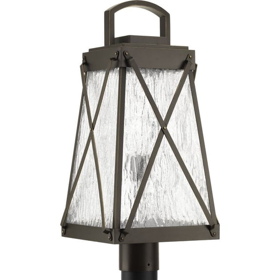 Progress Lighting P540009-020 Creighton Outdoor Post Light, Antique Bronze