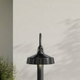 thumbnail image 1 of Cedar Springs Collection One-Light Gloss Black Metal Shade Farmhouse Outdoor Post Lantern, 1 of 4