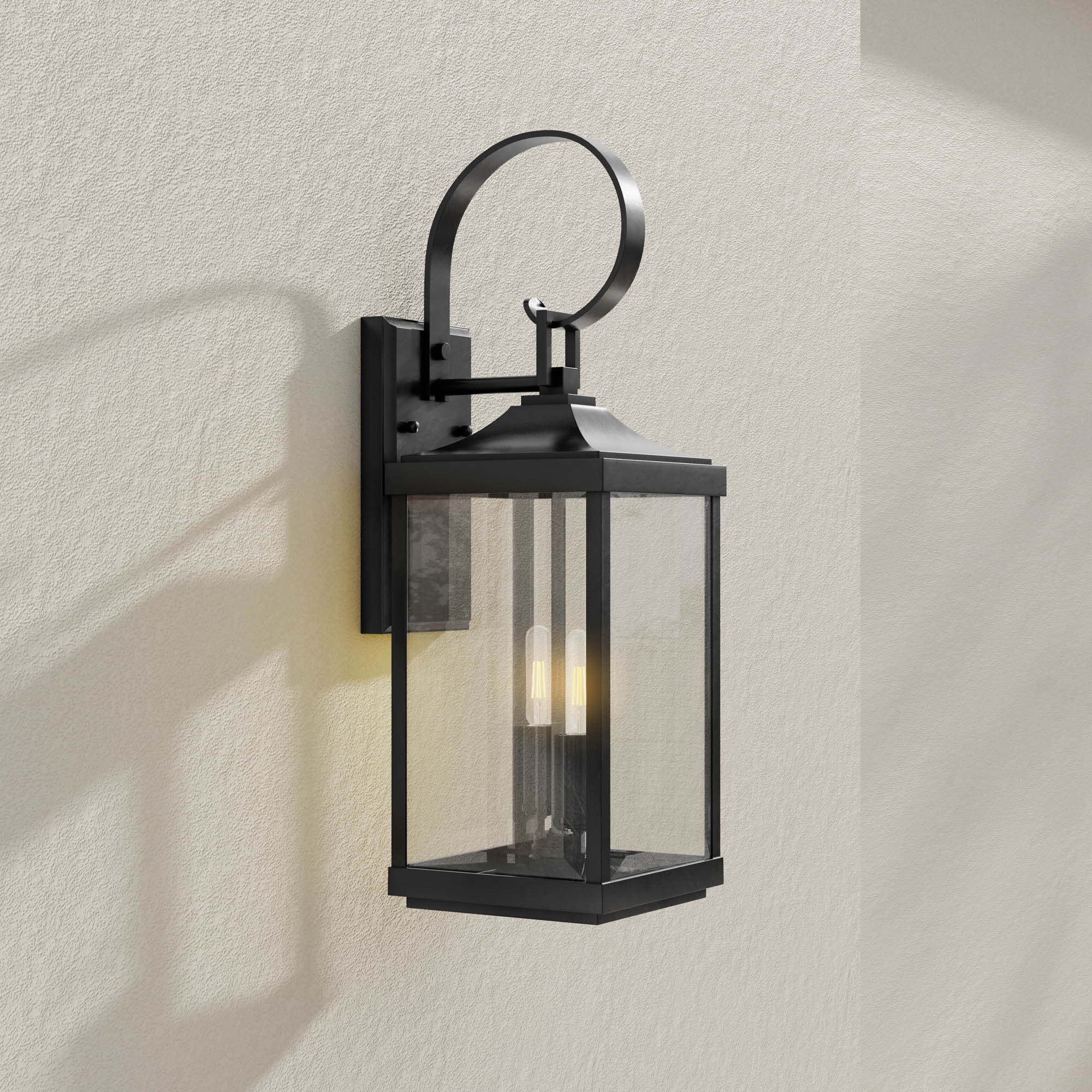 Satin White Polycarbonate LED Outdoor Flush Mount