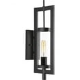 thumbnail image 1 of Progress Lighting McBee 1-Light Outdoor Wall Lantern in Black with Clear Glass Shade, 1 of 5