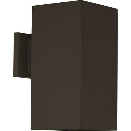 Progress Lighting, Crawford, 1-Light Outdoor Wall Lantern, Antique Bronze, Aluminum, LED, 1800 Lumens, Wet Rated