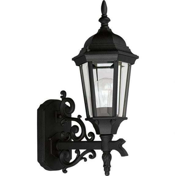 P5681-31-Progress Lighting-Welbourne - Outdoor Light - 1 Light in Traditional style - 6.5 Inches wide by 16.63 Inches high-Textured Black Finish