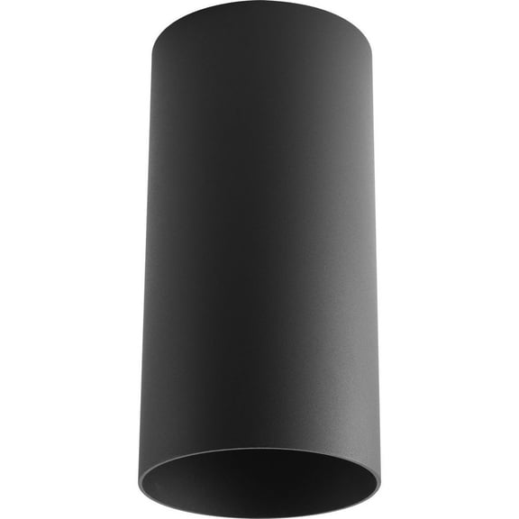 P5741-31/30K-Progress Lighting-Cylinder - Outdoor Light - 1 Light - - Damp Rated in Modern style - 6 Inches wide by 12 Inches high-Black Finish-LED