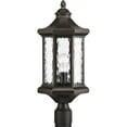 thumbnail image 1 of Progress Lighting, Edition, 1-Light, Post Lantern, Antique Bronze, Clear Water Glass, Aluminum, 1 of 2