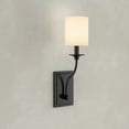 thumbnail image 1 of Bonita Collection Black One-Light Wall Sconce, 1 of 5