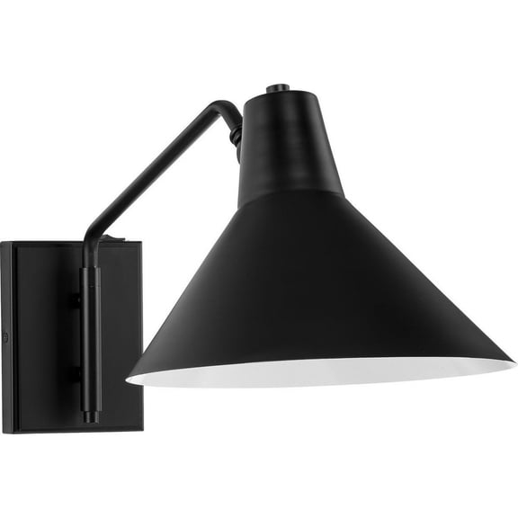 P710113-31M-Progress Lighting-Trimble - 1 Light Wall Bracket In Industrial Style-10 Inches Tall and 21.87 Inches Wide-Matte Black Finish
