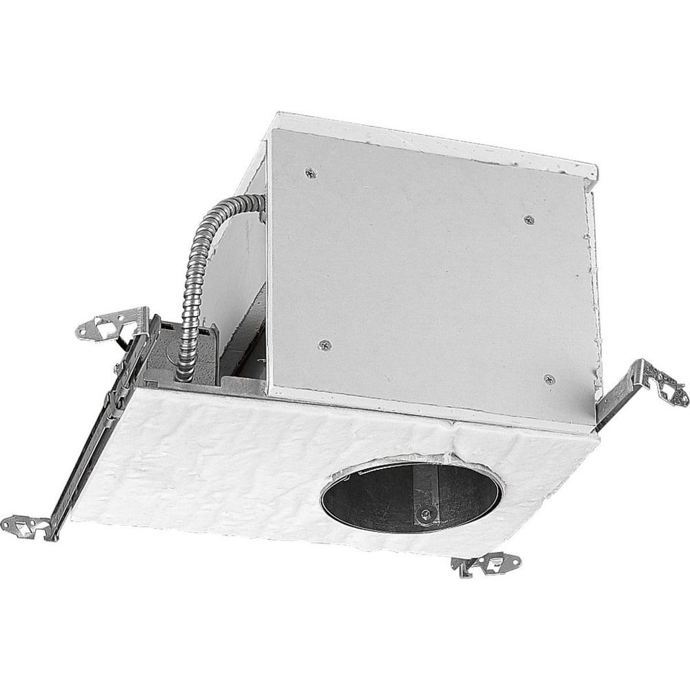 Chrome Glass Recessed Firebox Housing for Indoor/Outdoor Use