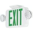 thumbnail image 1 of Progress Lighting PECUE-UG-30-RC Green Led Exit Sign - White, 1 of 1