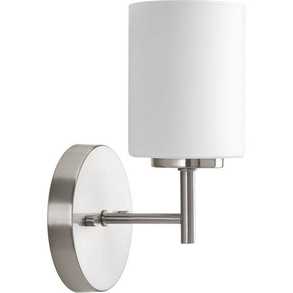 Progress Lighting Replay Collection 9.75" 1 Light Brushed Nickel Vanity Light