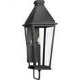 thumbnail image 1 of Progress Lighting Richmond Hill 1-Light Wall Lantern, Textured Black, Clear Glass Panels, Steel, 1 of 9