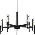 thumbnail image 1 of P400363-31M-Progress Lighting-Rivera - 5 Light Chandelier In Modern Style-16.75 Inches Tall and 30 Inches Wide, 1 of 11