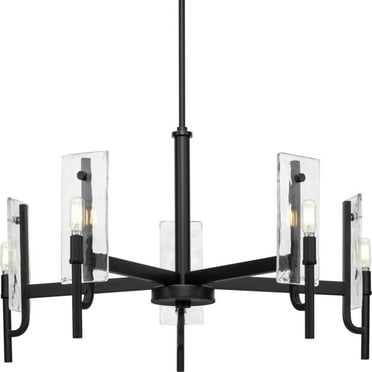 P400363-31M-Progress Lighting-Rivera - 5 Light Chandelier In Modern Style-16.75 Inches Tall and 30 Inches Wide