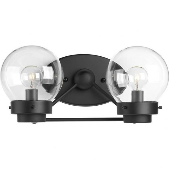 P300113-031-Progress Lighting-Spatial - 2 Light - Globe Shade in Bohemian and Modern style - 14.13 Inches wide by 6.5 Inches high