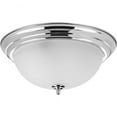 thumbnail image 1 of P3926-15ET-Progress Lighting-Dome Glass - Close-to-Ceiling Light - 3 Light - Bowl Shade in Traditional style - 15.25 Inches wide by 6.63 Inches, 1 of 7