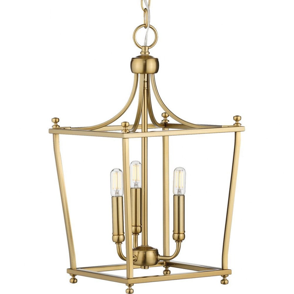 Parkhurst Brushed Bronze Medium Lantern Pendant Light