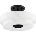 thumbnail image 1 of P350284-31M Progress Lighting Tosca - 3 Light Flush Mount-9.62 Inches Tall and 18 Inches Wide-Matte Black Finish, 1 of 13