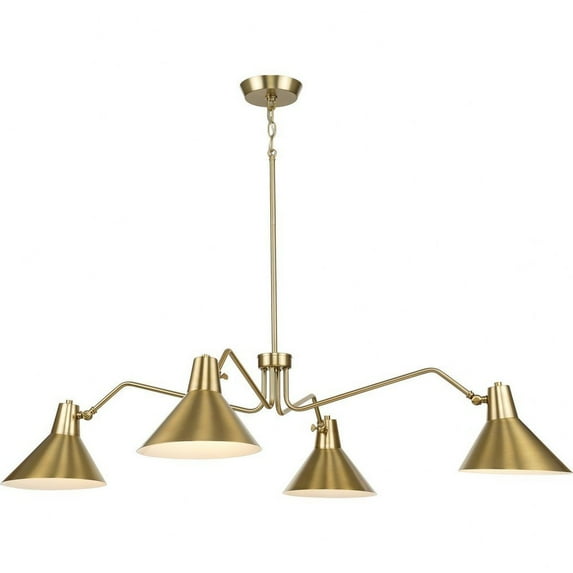 Progress Lighting - Trimble - 4 Light Chandelier In Industrial Style-11.12
