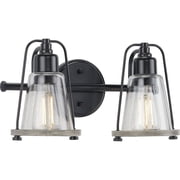 P300296-031-Progress Lighting-Conway - 2 Light Bath Vanity-Matte Black Finish