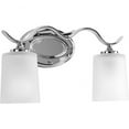 thumbnail image 1 of Progress Lighting - Two Light Bath Bracket - Inspire - 2 Light in Transitional, 1 of 2