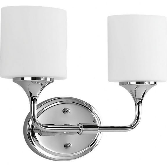 Progress Lighting - Two Light Bath - Lynzie - 2 Light - Oval Shade in Modern