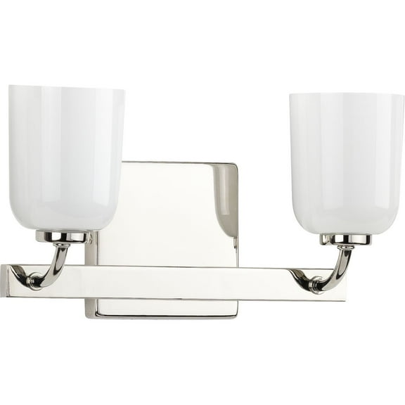 Progress Lighting - Two Light Bath - Moore - 2 Light - Bell Shade in Luxe and
