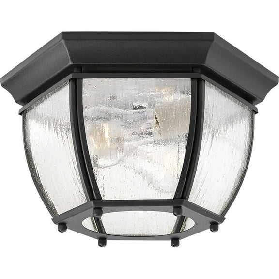 Roman Coach Collection Two-Light 11" Flush Mount