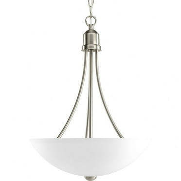 P3914-09-Progress Lighting-Gather - 15 Inch Width - 2 Light - Bowl Shade - Line Voltage-Brushed Nickel Finish    -Traditional Installation