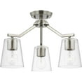 thumbnail image 1 of Progress Lighting - Vertex - 3 Light Convertible Chandelier In Contemporary, 1 of 18