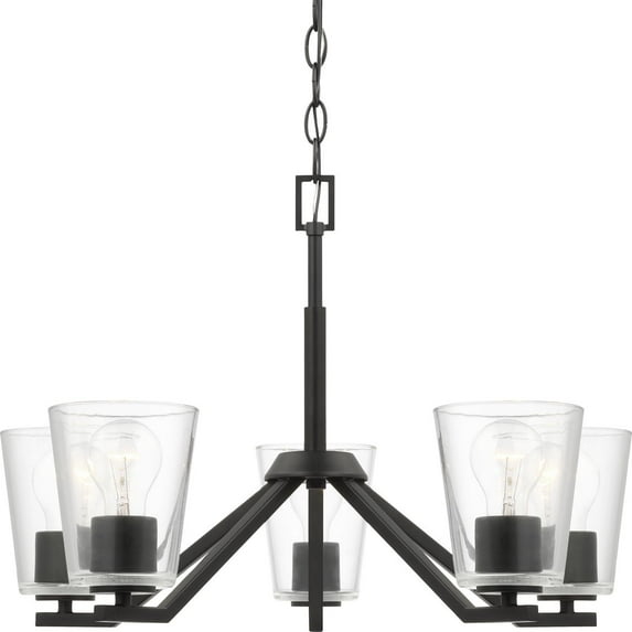 Progress Lighting - Vertex - 5 Light Chandelier In Contemporary Style-15.25