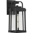 thumbnail image 1 of Walcott One-Light Textured Black Modern Farmhouse Outdoor Medium Wall Lantern, 1 of 12
