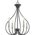 thumbnail image 1 of P400029-143-Progress Lighting-Whisp - Chandeliers Light - 4 Light in Farmhouse style - 21 Inches wide by 26.75 Inches high     -Traditional, 1 of 5