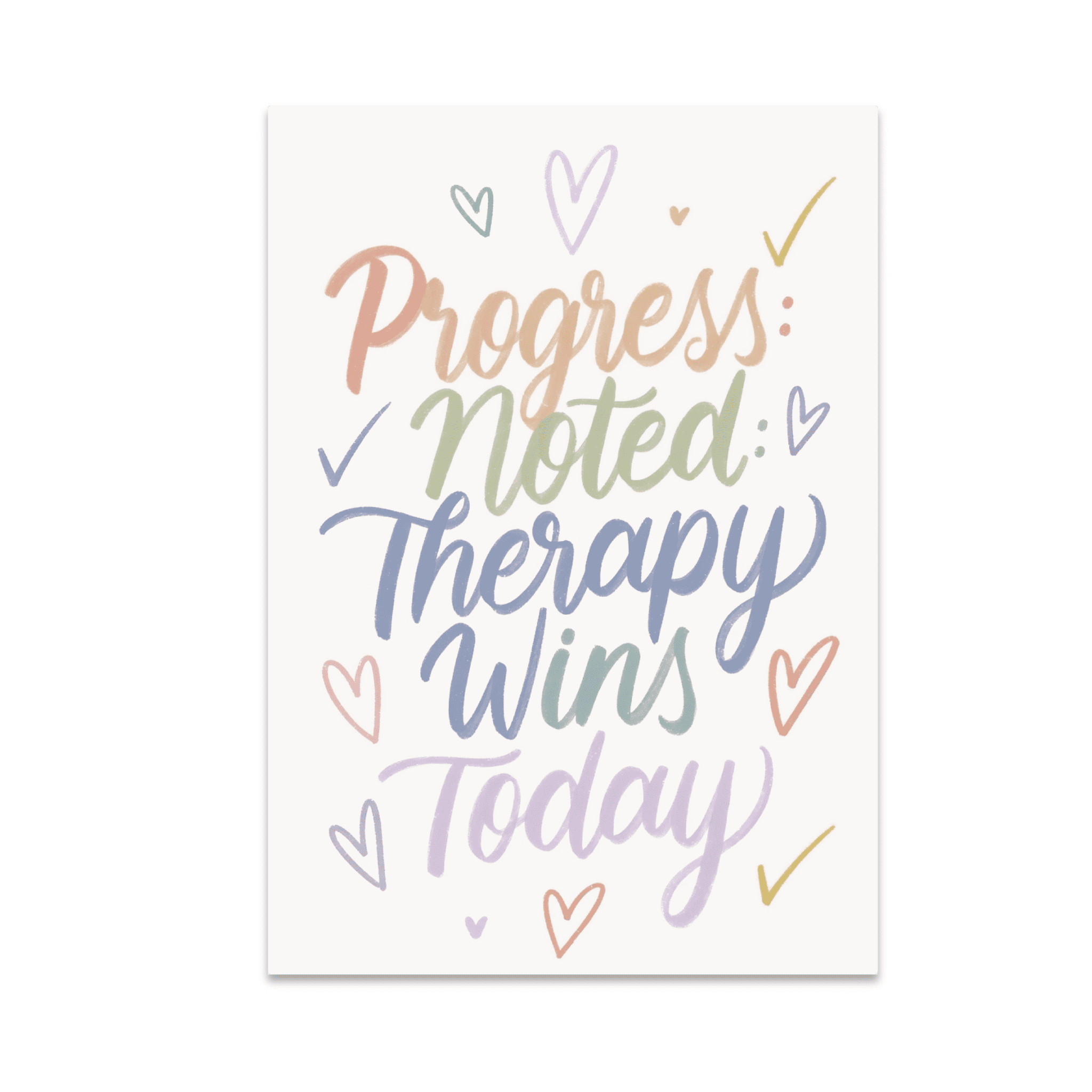 Progress Noted Therapy Wins Today Art - Self-Reflection Enthusiast ...