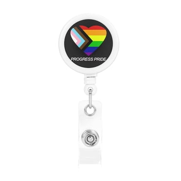 NHS Enamel Pin Badge – LGBT Rainbow Design For Nurse, Doctor, GP – UK & GB Theme