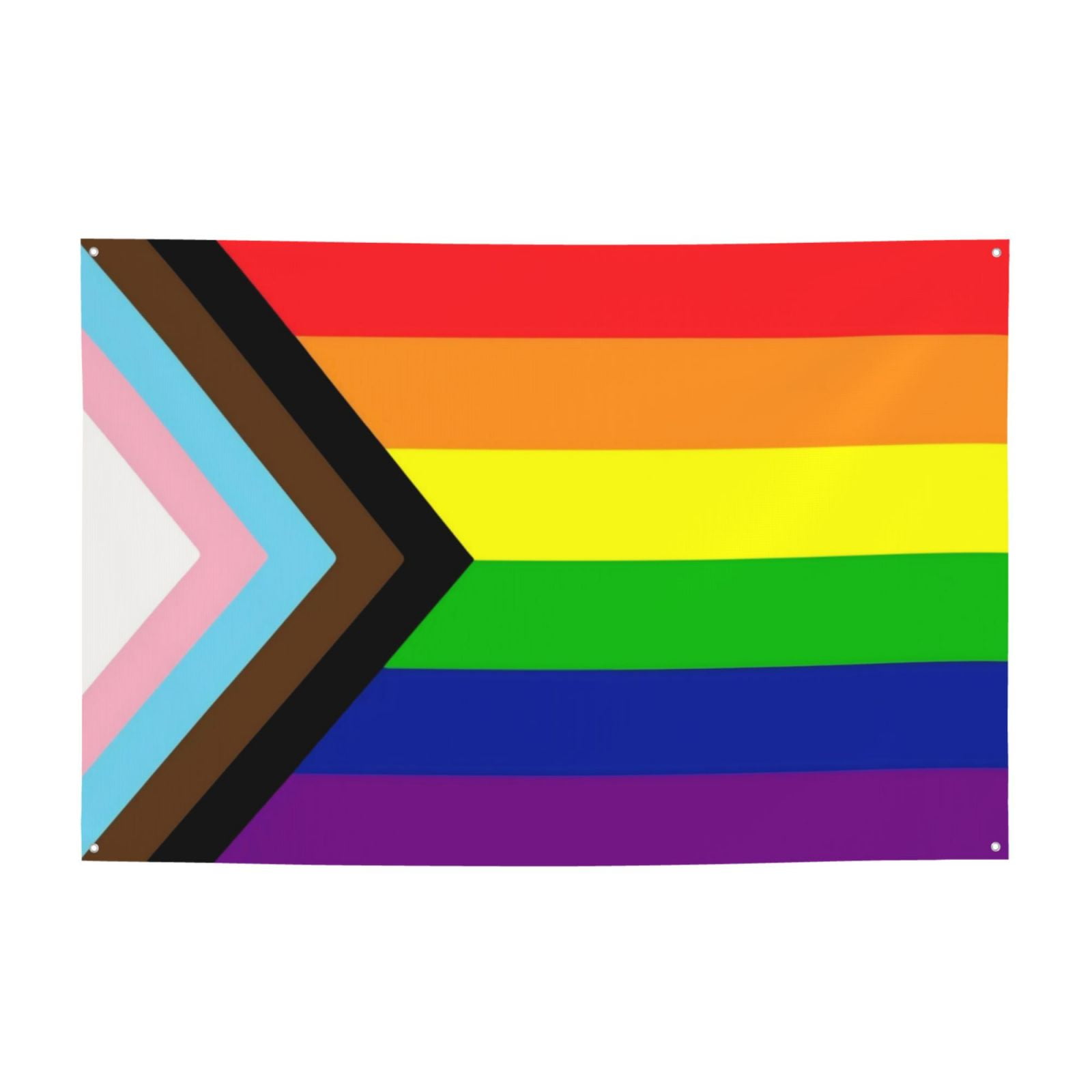 Progress Pride Flag Rainbow Gay Lesbian Transgender Bisexual Lgbtq ...