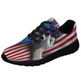 thumbnail image 1 of Progress Pride LGBTQ Shoes Sneakers Black Size 3.5, 1 of 7