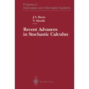 Progress in Automation and Information S Recent Advances in Stochastic Calculus, Paperback